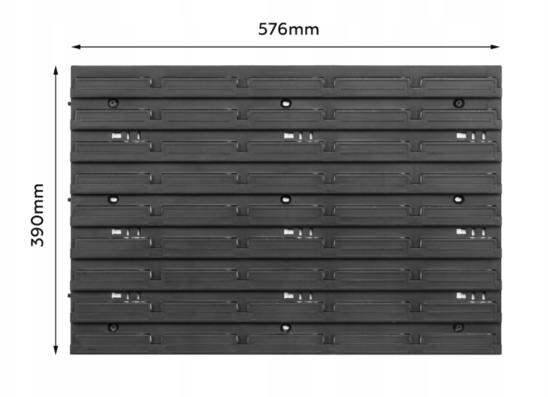 Werkzeugwand 576 x 390 mm 1Stk.